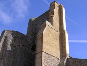 View from the churchyard, South of the tower